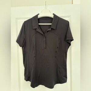 Lululemon Quick-Drying Short Sleeve Polo Shirt Size 14 Woman’s